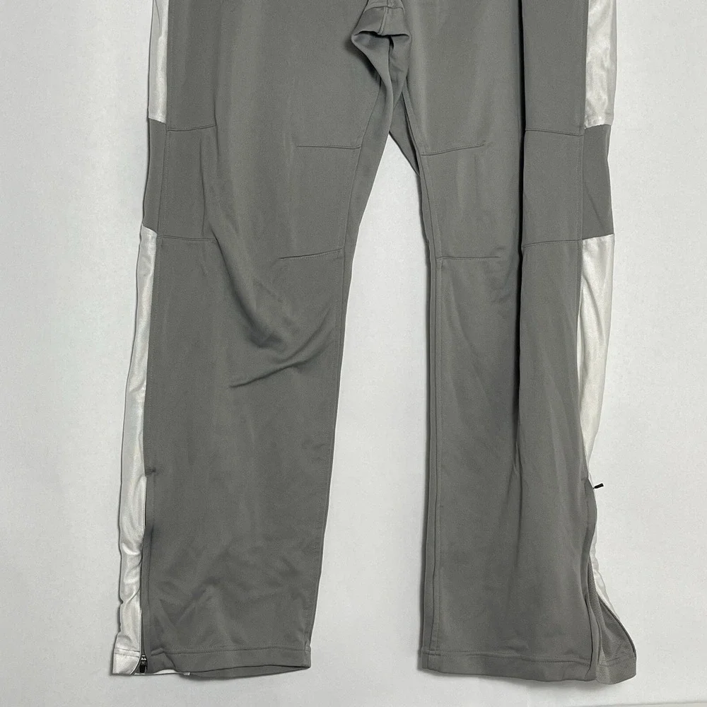 Vintage Y2K Nike Lebron James Basketball Track Gray Swoosh Pockets Ankle Zip XXL